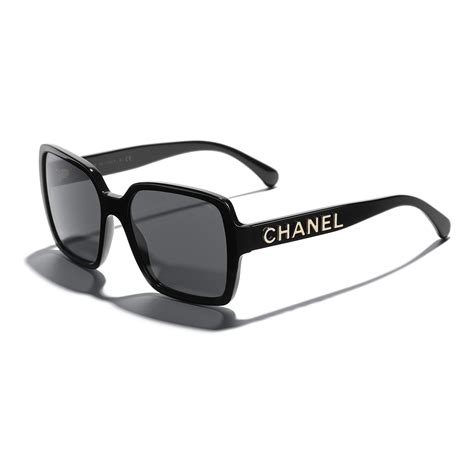 Chanel sunglasses CH5408 size 56 black lens with case cloth .